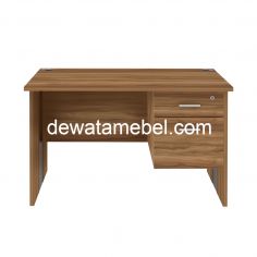 Meja Kantor Ukuran 120 - MD 1275 + MD H02 / Teakwood